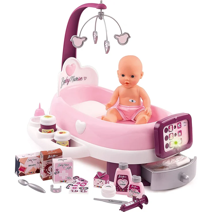 Smoby Elektronisches Puppenbett Baby Nurse – Bild 1