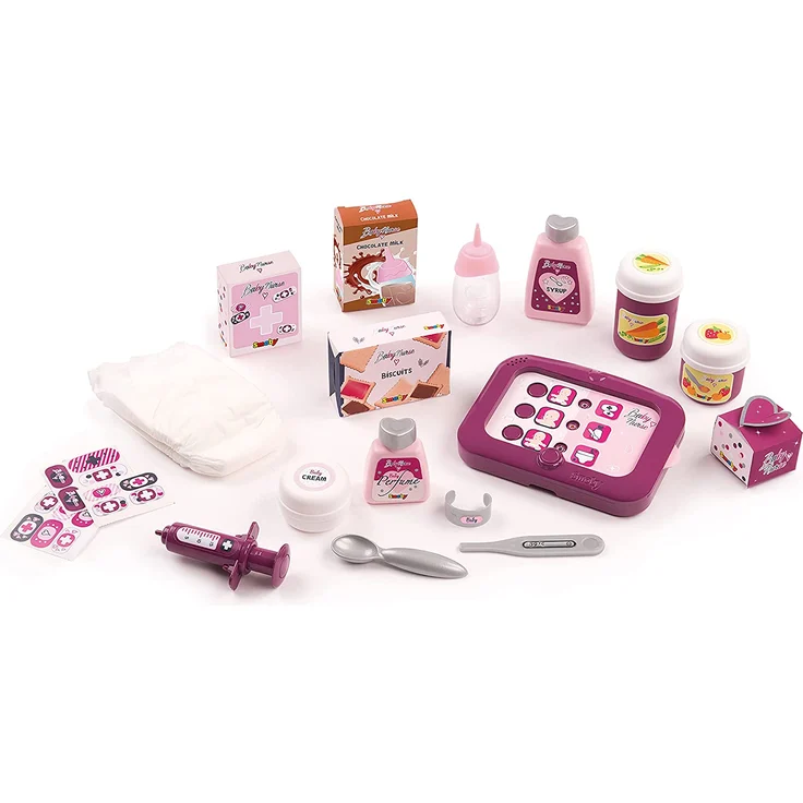 Smoby Elektronisches Puppenbett Baby Nurse – Bild 2