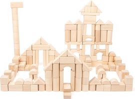 Holzbausteine Natur Großpackung
