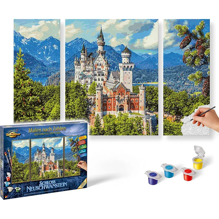 Malen nach Zahlen - Schloss Neuschwanstein
