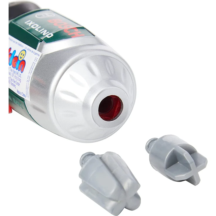 Theo Klein 8493 Bosch Werkzeuggürtel I Mit batteriebetriebenem Akkuschrauber Ixolino und zahlreichem Werkzeug I Maße: 76 cm x 24 cm x 4,5 cm I Spielzeug für Kinder ab 3 Jahren – Bild 4