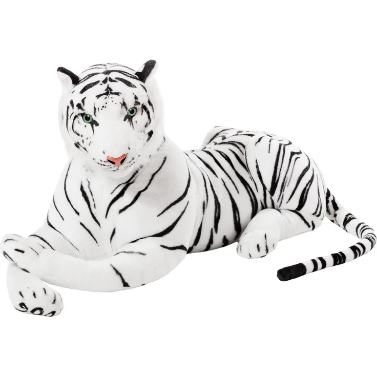 Tiger weiß 110 cm Stofftier Plüschtier