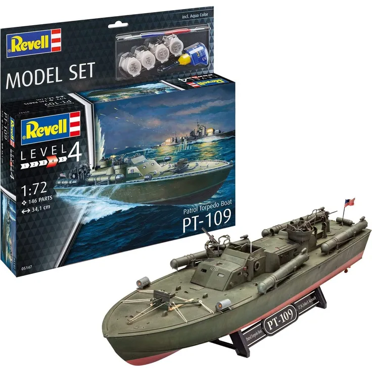 Model Set Patrol Torpedo Boat PT-109 1:72