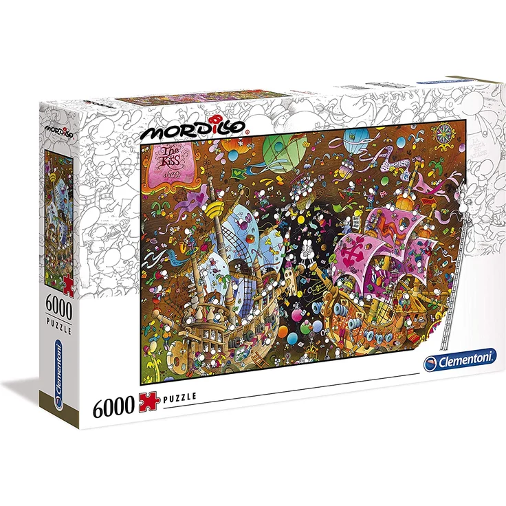 Clementoni puzzle Mordillo- der Kiss 6000 Teile – Bild 1