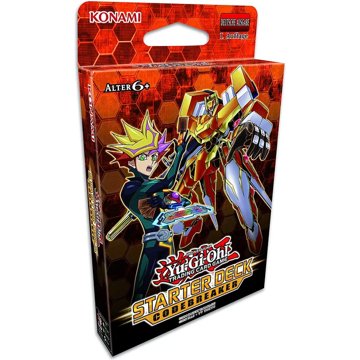 Konami Yu-Gi-Oh! Starter Deck 2018 'Codebreaker', Sammelkartenspiel, 45 Karten, ab 6 Jahren