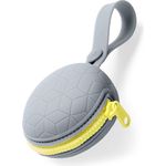 Skip Hop Skip Hop Schnullerbox aus Silikon, Aufbewahrung von zwei Schnullern, grau