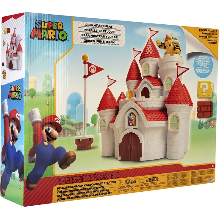 Super Mario 2. 5 Inch Deluxe Playset Mushroom Kingdom Castle - Preisvergleich – Bild 8