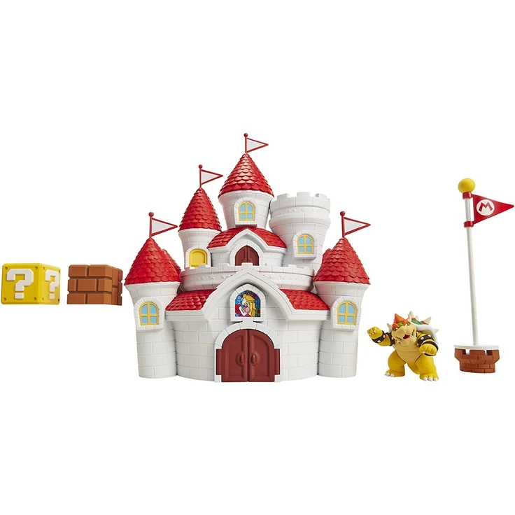 Super Mario 2. 5 Inch Deluxe Playset Mushroom Kingdom Castle - Preisvergleich – Bild 3