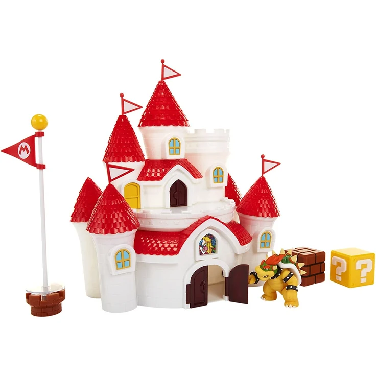 Super Mario 2. 5 Inch Deluxe Playset Mushroom Kingdom Castle - Preisvergleich – Bild 10