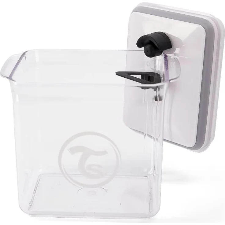 Twistshake Milchpulver Aufbewahrung Behälter mit Löffel 1700 ml, Versiegelt Milchpulver-Spender mit Luftdichter Deckel, Einhandbedienung, BPA Frei, Transparent – Bild 4
