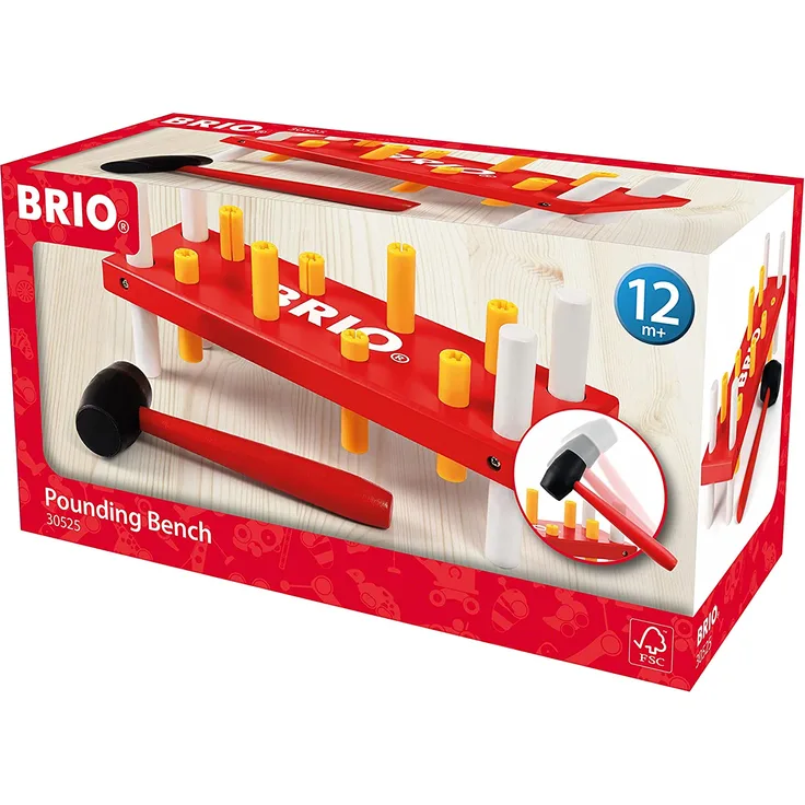 BRIO 30525 - Rote Klopfbank