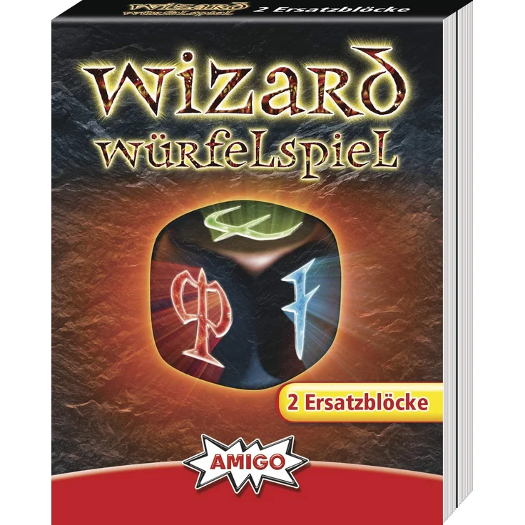 Amigo Spiele - Wizard Würfelspiel Ersatzblöcke - Preisvergleich – Bild 1
