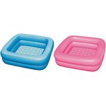 Bestway Duschbadewanne 'Up, In & Over Baby', von 0 bis 3 Jahren, 86 x 86 x 25 cm, inkl. Anti-Rutsch-Boden