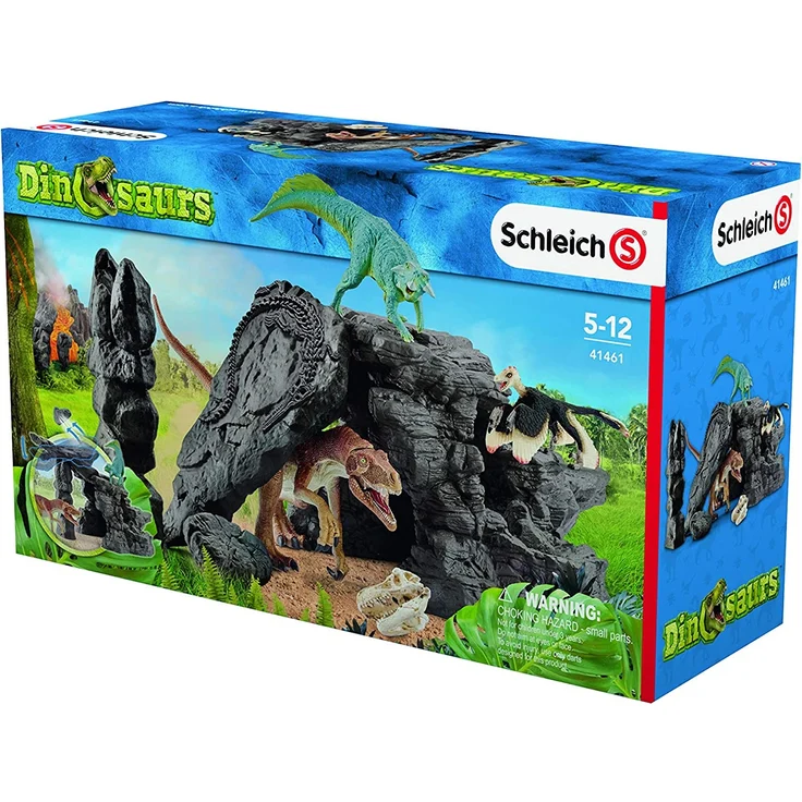 Schleich 41461 Dinosaurs Spielset - Dinoset mit Höhle, Spielzeug ab 5 Jahren – Bild 12