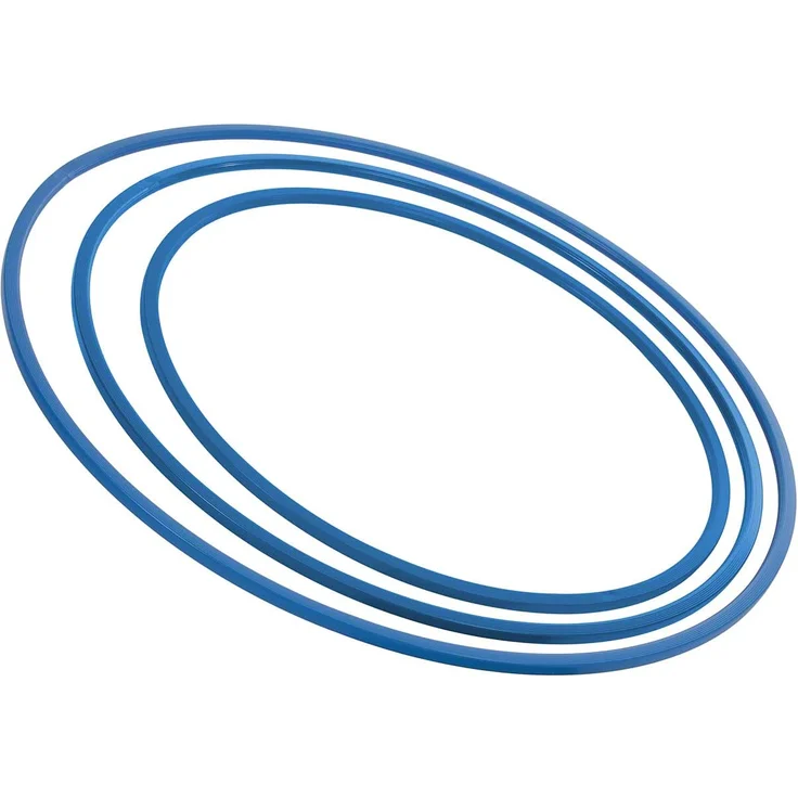 Sport-Tec Gymnastikreifen aus Kunststoff, Hula Hoop, Trainingsreifen, Turnreifen, Fitnessreifen, 70 cm, 340g, Blau – Bild 5