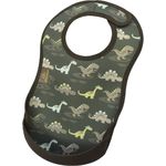 Bibetta Dinosaurus Lätzchen Anthrazit Grau