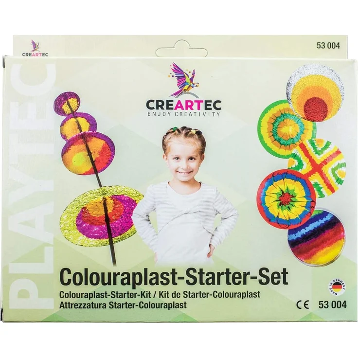 CREARTEC - Colouraplast Starter-Set - verblüffende Schmelztechnik für Groß und Klein - zum Kennenlernen der verblüffenden Schmelztechnik - Made in Germany – Bild 1