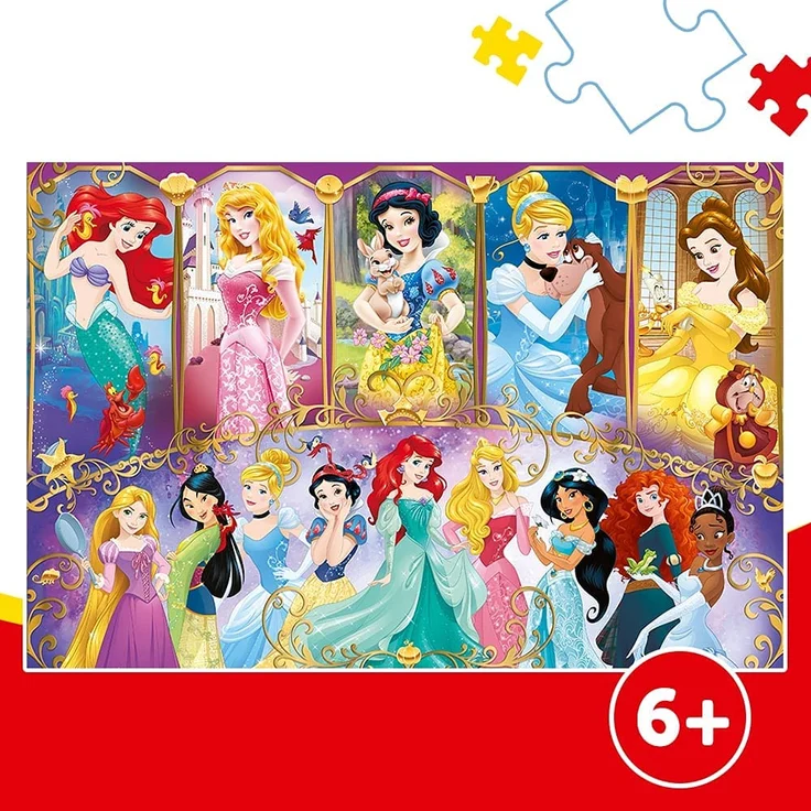 Trefl 15407 Disney Princesses Portraits 160 Teile Puzzle – Bild 2