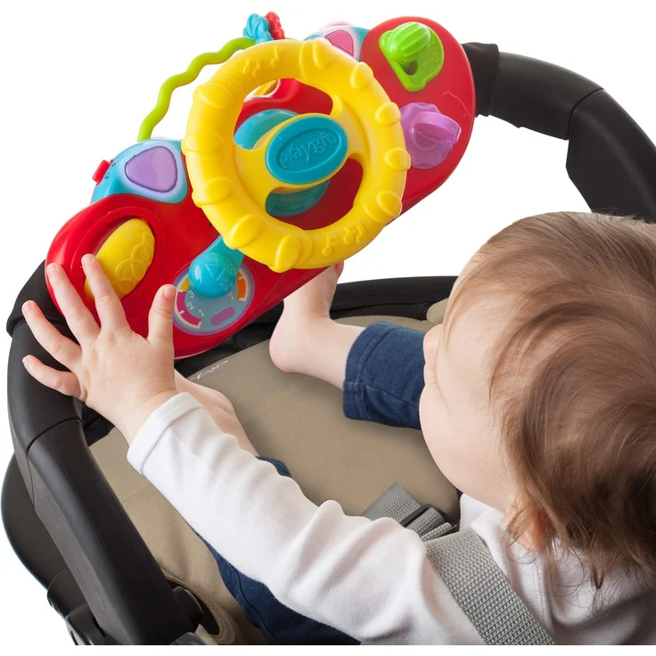 Playgro Comfy Car with Steering Wheel Music and Lights From 6 Months Multicoloured 40191 – Bild 5