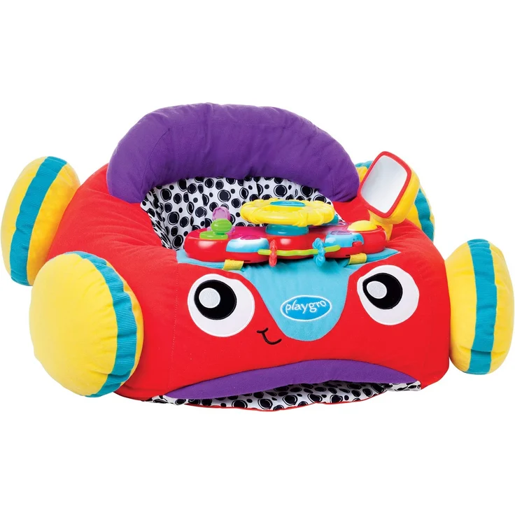 Playgro Comfy Car with Steering Wheel Music and Lights From 6 Months Multicoloured 40191 – Bild 1