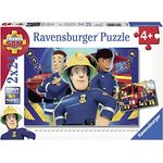 Ravensburger 2 x 24 Teile Kinderpuzzle Sam hilft dir in der Not