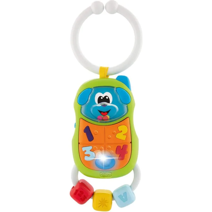 Chicco 00009708000000 Puppy Telefon, Mehrfarbig