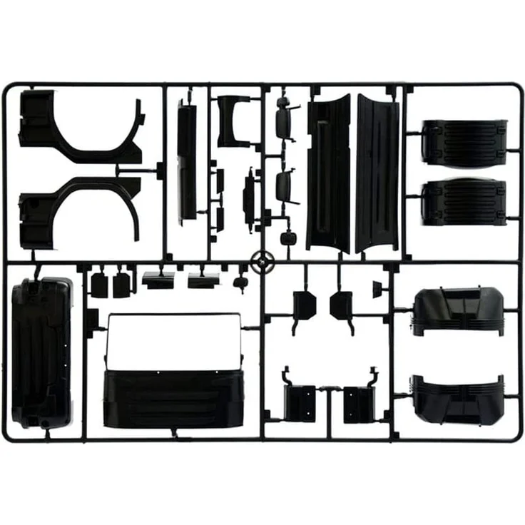 Italeri 3952S - 1:24 Scania R730 Streamline Show Truck, Modellbau, Bausatz, Standmodellbau, Basteln, Hobby, Kleben, Plastikbausatz, detailgetreu, Schwarz – Bild 11
