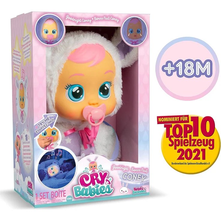 IMC Toys 93140IM - Cry Babies Schlaf schön Coney – Bild 2