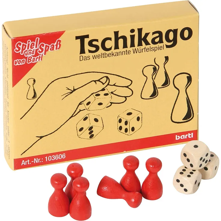 Bartl 103606 Mini-Spiel Tschikago