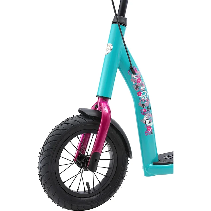 BIKESTAR Tretroller Kinderroller ab 7 Jahre | 12 Zoll New Gen Sport | Mint – Bild 6