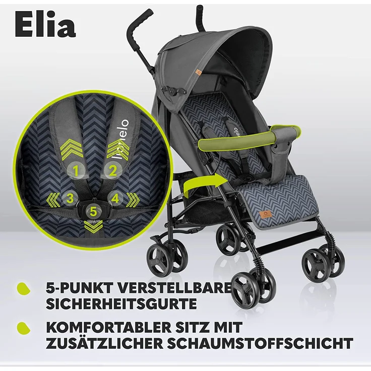 lionelo Buggy Elia Graphite – Bild 3