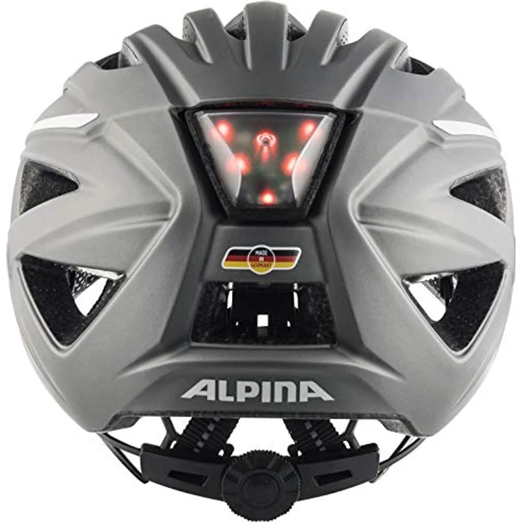 Fahrradhelm Alpina Haga darksilver matt Gr. 51-56 – Bild 4