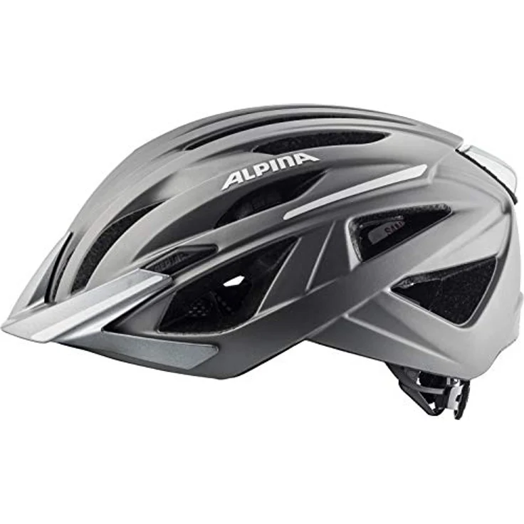 Fahrradhelm Alpina Haga darksilver matt Gr. 51-56 – Bild 3
