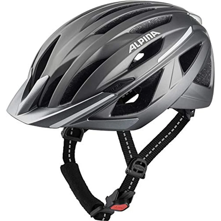 Fahrradhelm Alpina Haga darksilver matt Gr. 51-56 – Bild 1