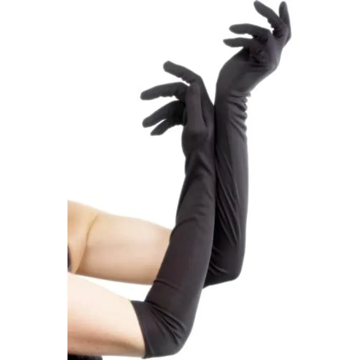 Handschuhe schwarz Handschuhe lange schwarze lang Halloween Kostüm