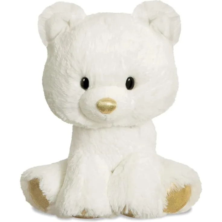 Aurora stofftier Glitzy Tots Eisbär 20 cm Plüsch weiß