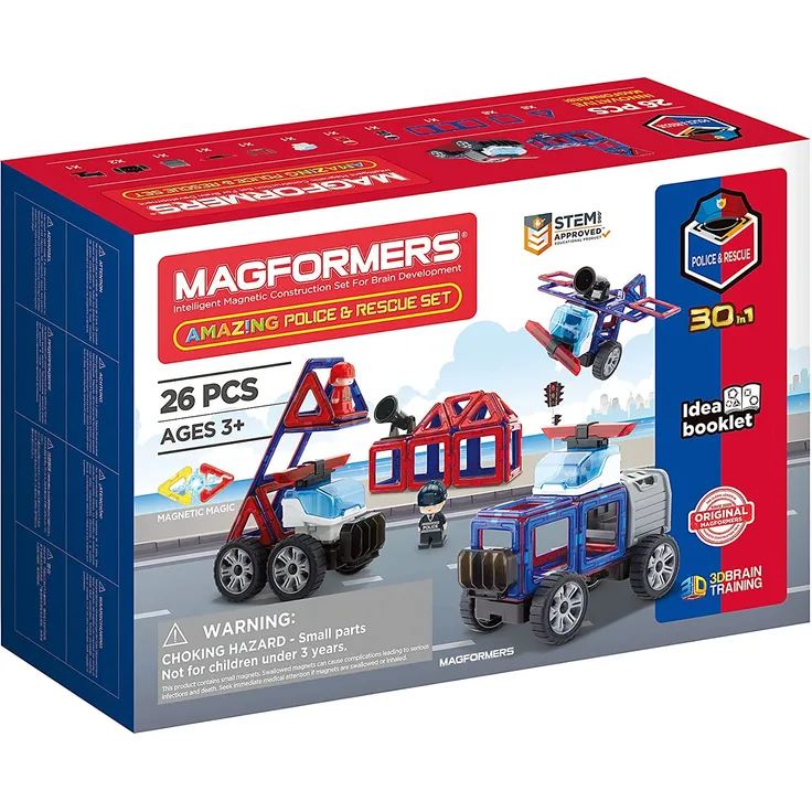 Magformers Amazing Police & Rescue Set 26 Teile