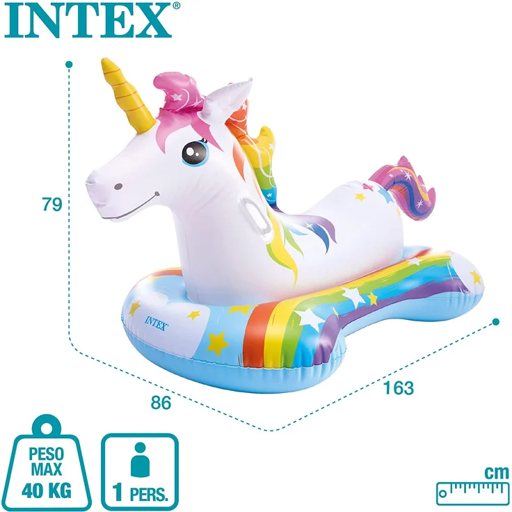 Intex Einhorn Schwimmtier 163x86 cm – Bild 6
