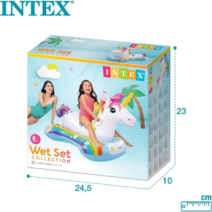 Intex Einhorn Schwimmtier 163x86 cm – Bild 7
