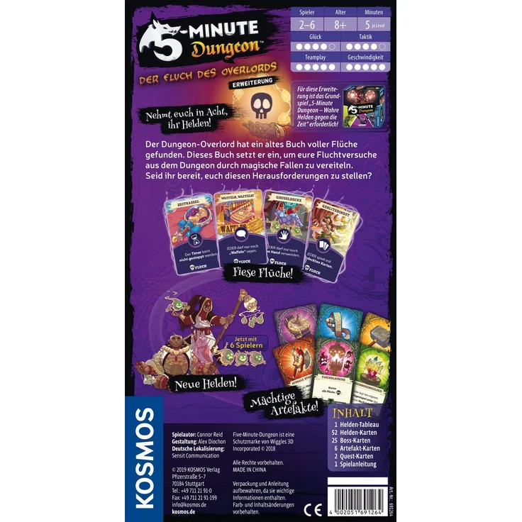 5-Minute Dungeon: Der Fluch des Overlords (Erw. ) - Preisvergleich – Bild 2