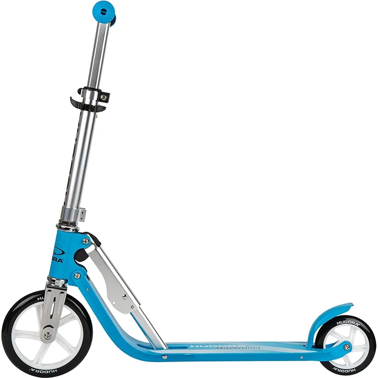 HUDORA 14202 'Little BigWheel' Scooter, ab 3 Jahren, höhenverstellbar bis 74 cm, klappbar, max. belastbar bis 100 kg, himmelblau – Bild 8
