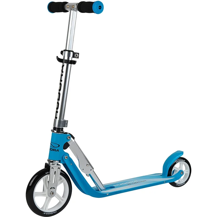HUDORA 14202 'Little BigWheel' Scooter, ab 3 Jahren, höhenverstellbar bis 74 cm, klappbar, max. belastbar bis 100 kg, himmelblau – Bild 1