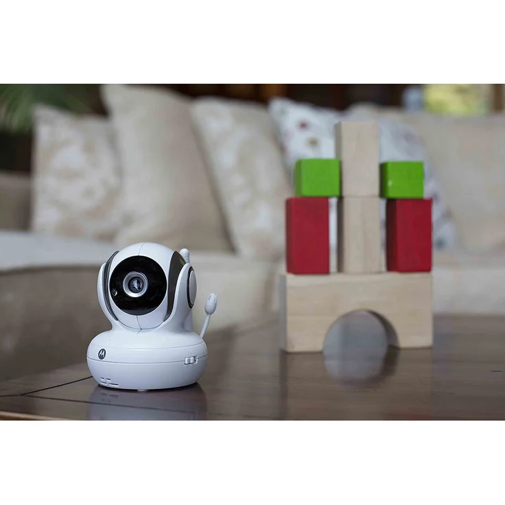 Motorola 'MBP36S' Video-Babyphone, 3,5 Zoll LCD Farbdisplay, mit Infrarot Nachtsicht-Kamera, 300 m Reichweite – Bild 8