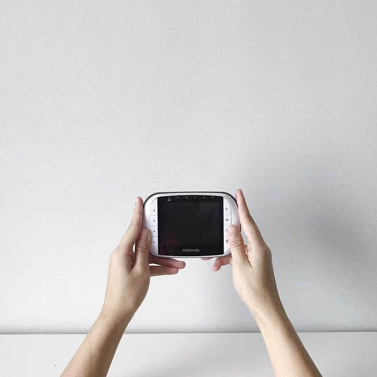 Motorola 'MBP36S' Video-Babyphone, 3,5 Zoll LCD Farbdisplay, mit Infrarot Nachtsicht-Kamera, 300 m Reichweite – Bild 6