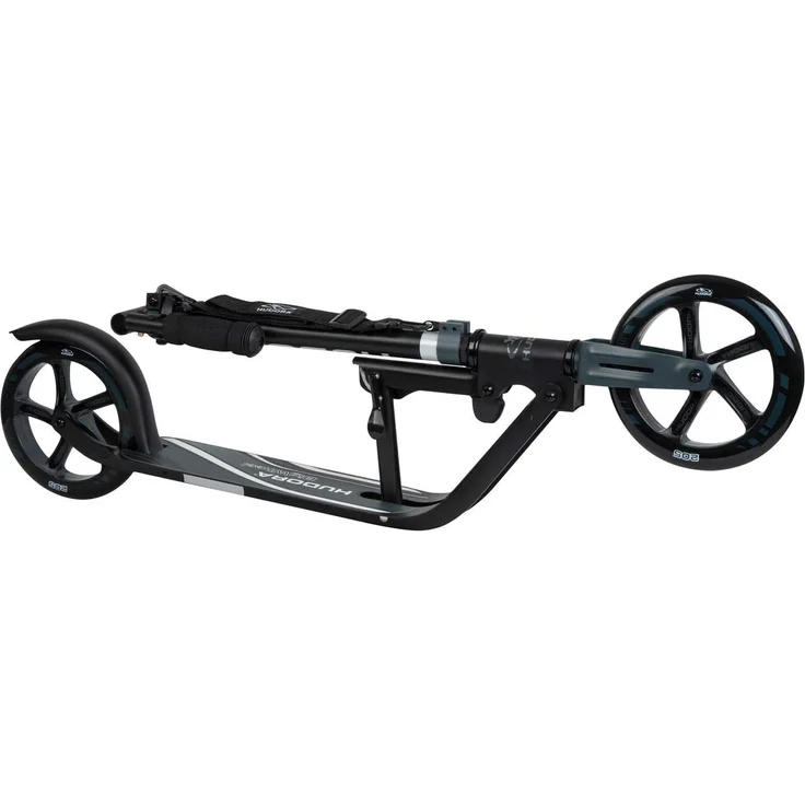 HUDORA 14825 'Big Wheel 205' Scooter, ab 6 Jahren, höhenverstellbar bis 104 cm, klappbar, max. belastbar bis 100 kg, schwarz/anthrazit – Bild 3