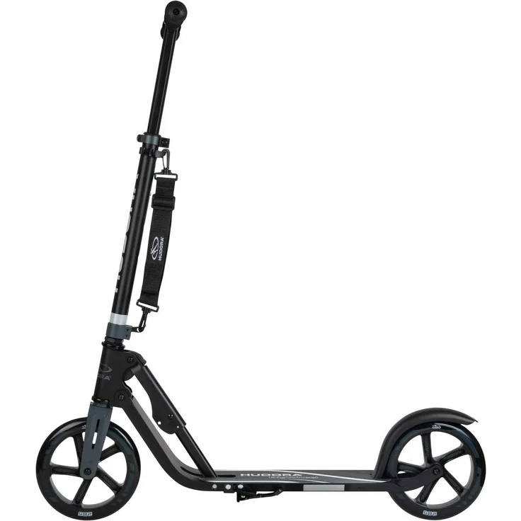 HUDORA 14825 'Big Wheel 205' Scooter, ab 6 Jahren, höhenverstellbar bis 104 cm, klappbar, max. belastbar bis 100 kg, schwarz/anthrazit – Bild 2