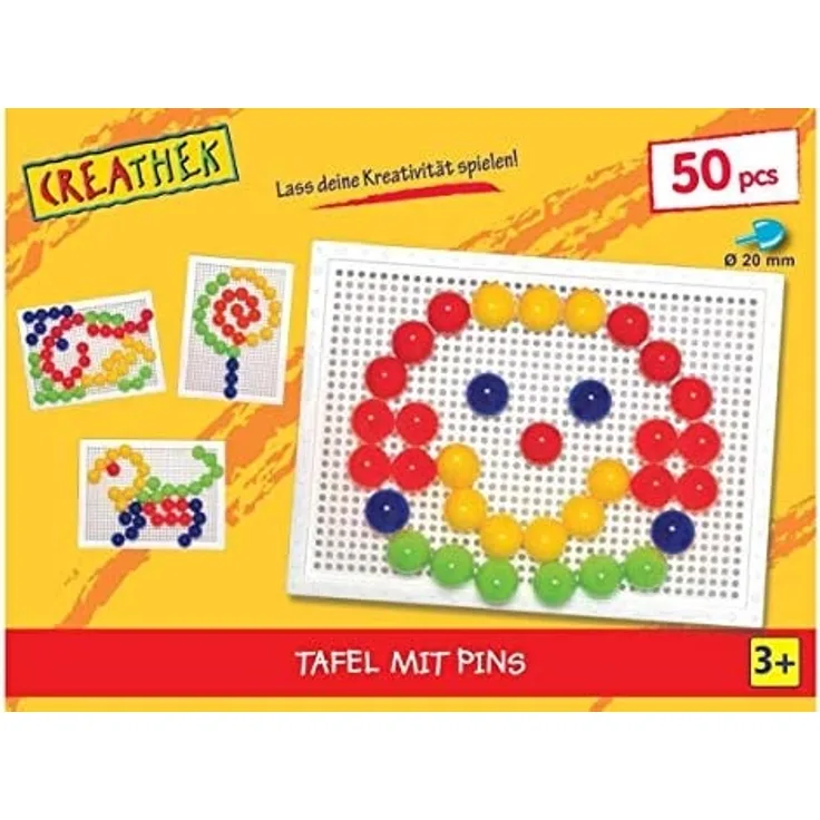 Creative Fun Steckplatte mit 50 Pins