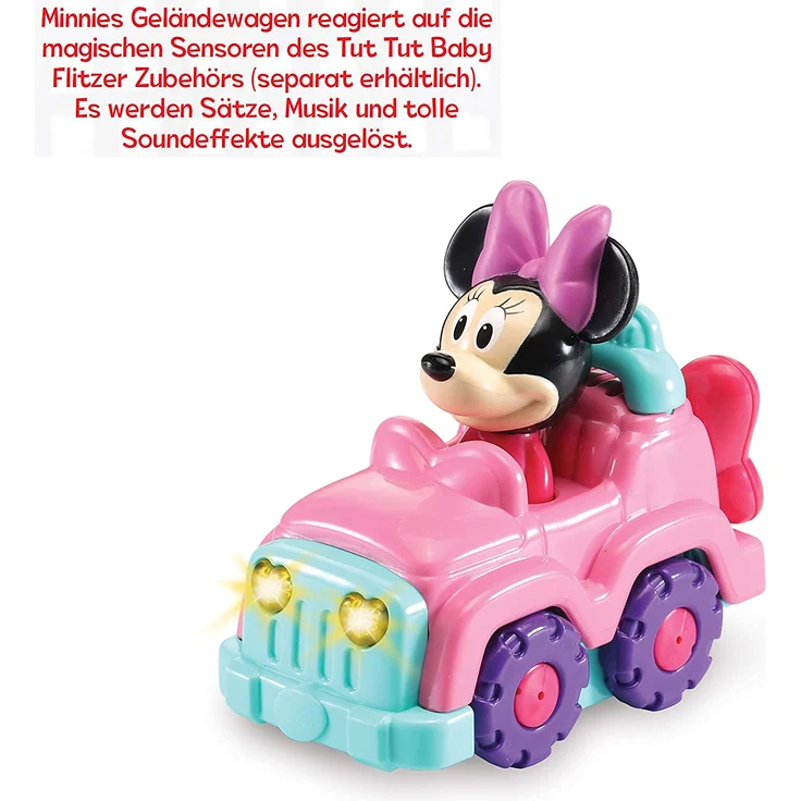 Vtech 80-521704 TUT Baby Flitzer-Minnies Geländewagen Babyspielzeug – Bild 2