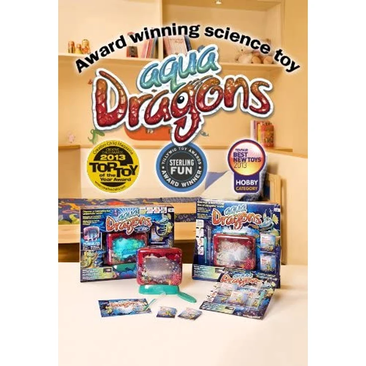 Aqua Dragons 4003 Unterwasserwelt, Deluxe-Tiefsee-Aquarium mit LED-Leuchten, in Box-Kit-Verpackung Brüte Deine eigenen LEBENDEN Wassertiere aus und züchte sie auf, Mehrfarbig – Bild 10