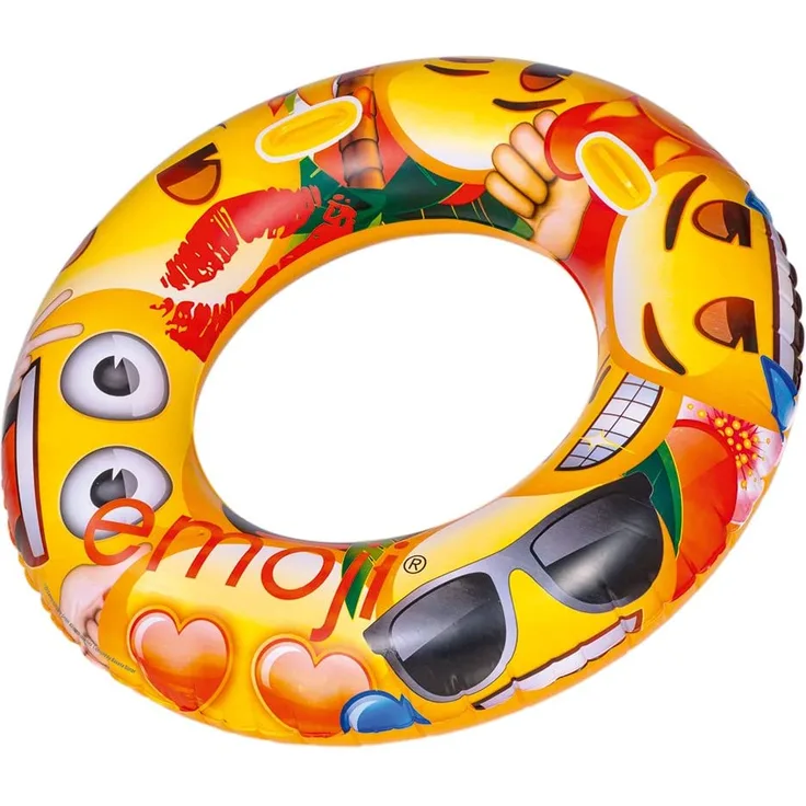Happy People - 16701 - Emoji, Wasserring, XXL, gelb
